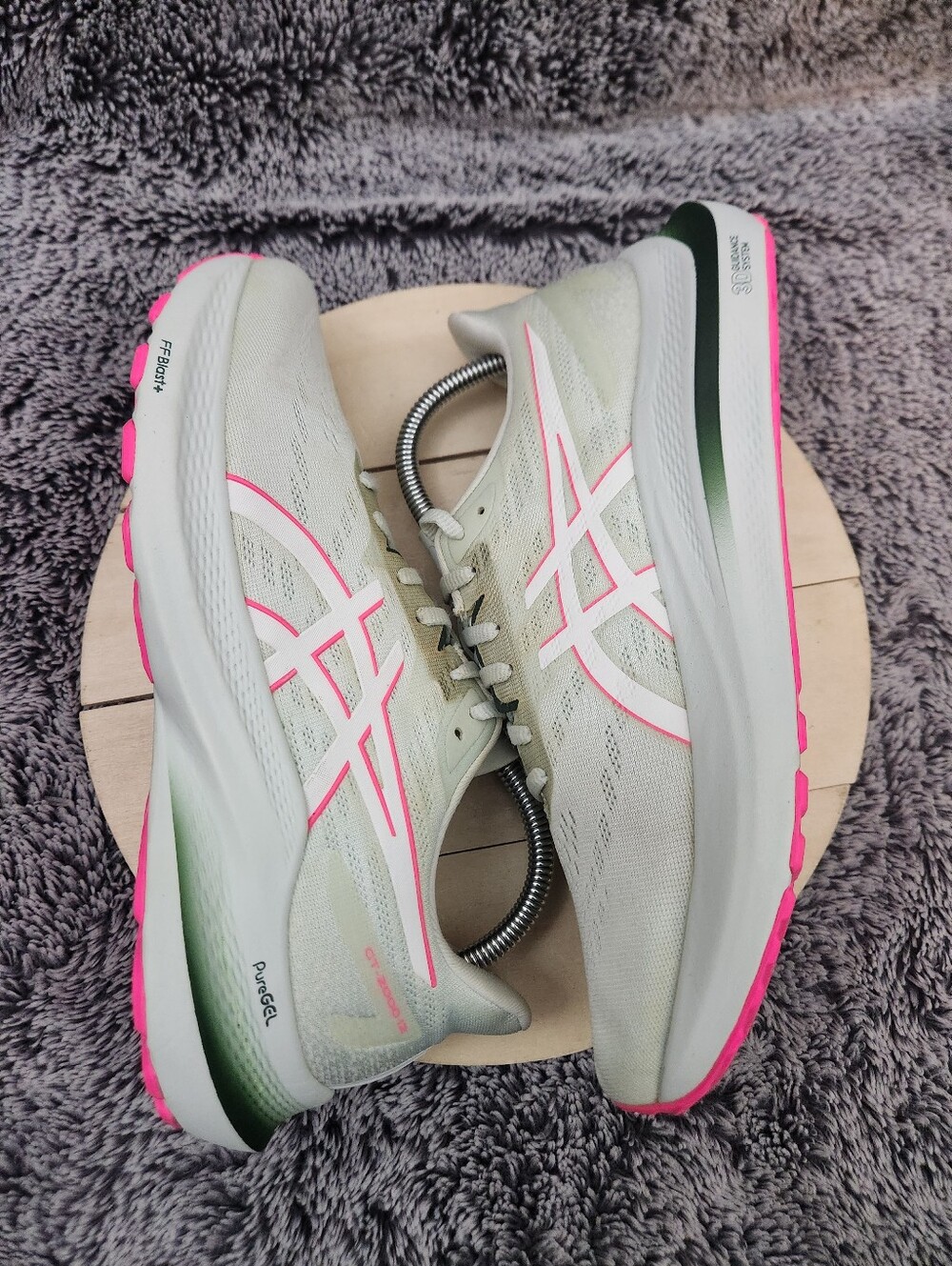 Asics Women's GT-2000 12 Pure Aqua/White Athletic Runniung Shoes Sneakers Size 9 - Picture 4 of 8